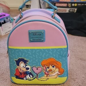 Loungefly Pink and Blue Kids Backpack